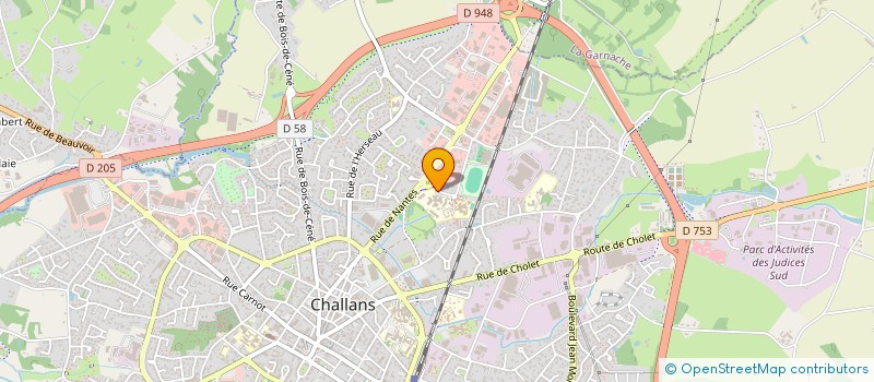 localisation de l'entreprise BURKINAYELLEKABE à CHALLANS