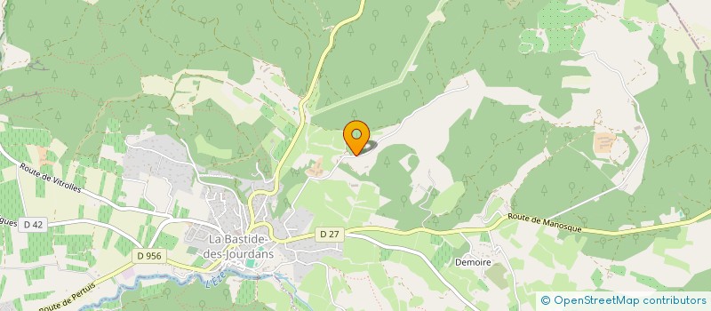 localisation de l'entreprise BURLADOR PRODUCTION à LA BASTIDE DES JOURDANS