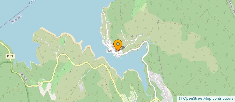 localisation de l'entreprise BURLAND  BAUDUEN