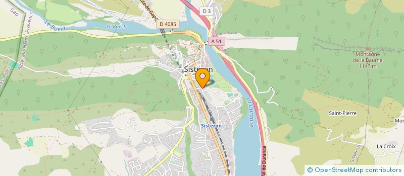 localisation de l'entreprise BURLE à SISTERON