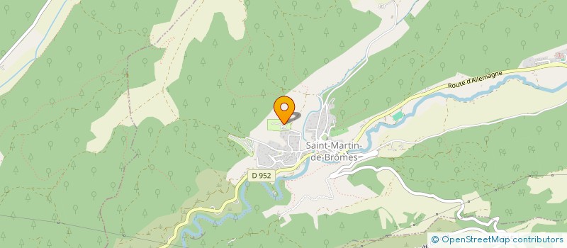 localisation de l'entreprise BURLE LAURENT  SAINT-MARTIN-DE-BROMES