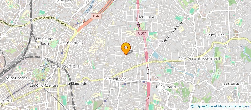 localisation de l'entreprise BURLES à MARSEILLE 12EME