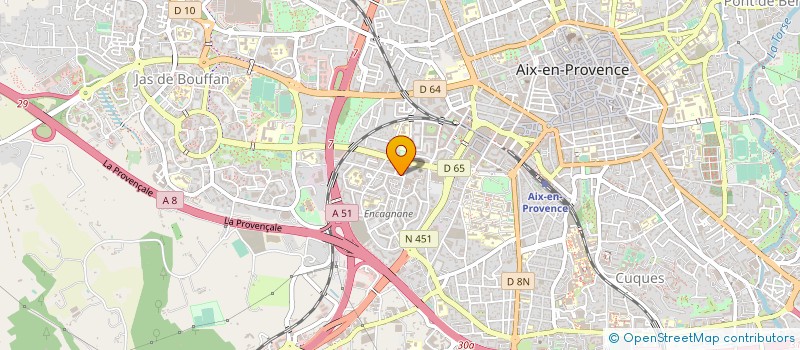 localisation de l'entreprise BURLES INVESTISSEMENTS  AIX-EN-PROVENCE