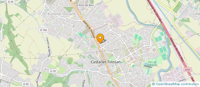localisation de l'entreprise BURLIN SCI à CASTANET-TOLOSAN