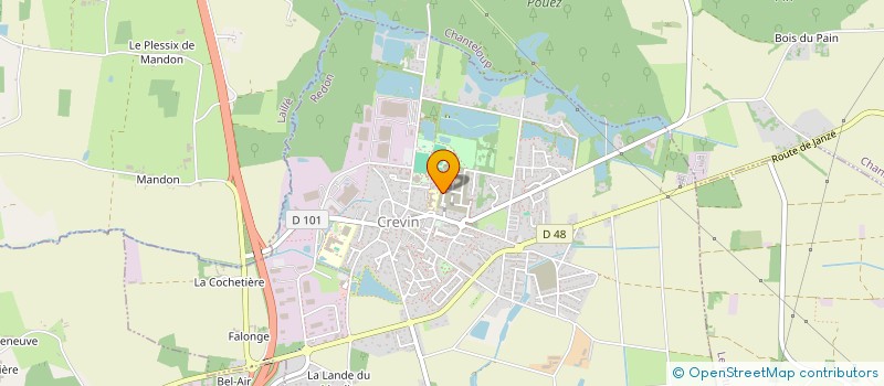 localisation de l'entreprise BURMAX MACONNERIE  CREVIN