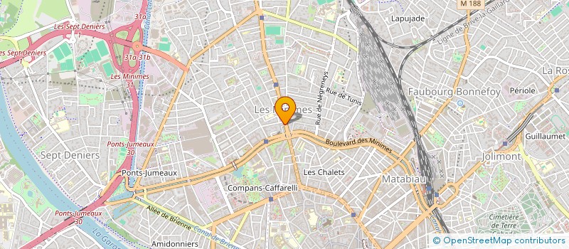 localisation de l'entreprise BURN OUT  TOULOUSE