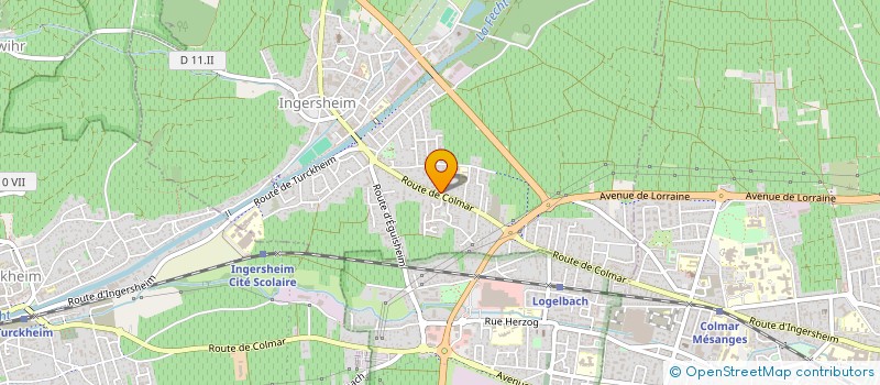 localisation de l'entreprise BURN & RAINHO  INGERSHEIM