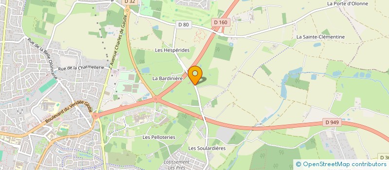 localisation de l'entreprise BURNAUD à LES SABLES-D'OLONNE