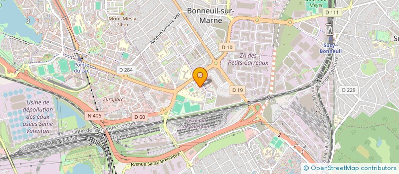 localisation de l'entreprise BURNED CONSULTING FIRM - BCF à BONNEUIL-SUR-MARNE