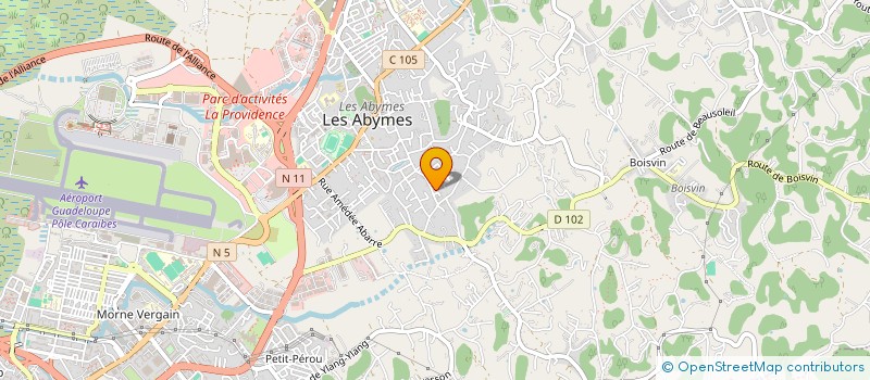 localisation de l'entreprise BURNER DISTRIBUTION à LES ABYMES