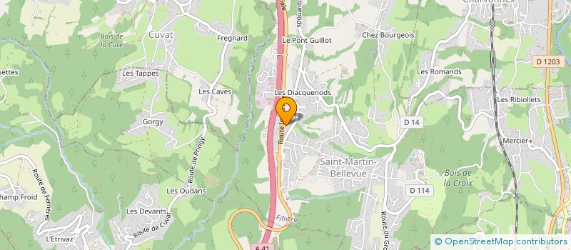 localisation de l'entreprise BURNIER IMMOBILIER ANNECY à ANNECY