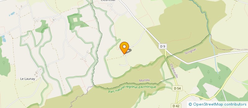 localisation de l'entreprise BURNING BUSH  LANNEANOU