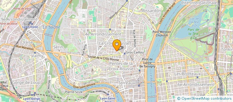 localisation de l'entreprise BURNING CAT  LYON