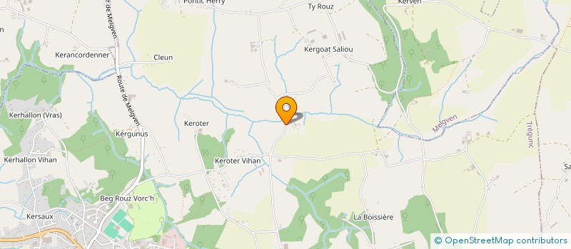 localisation de l'entreprise BURNOU  TREGUNC