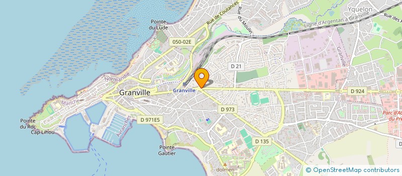 localisation de l'entreprise BURNOUF SARL à GRANVILLE