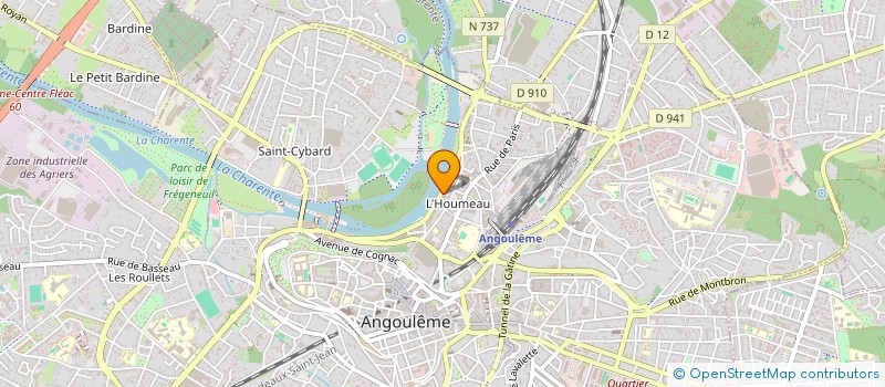 localisation de l'entreprise BURNS INVEST à ANGOULEME