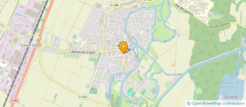 localisation de l'entreprise BURNY  ERSTEIN