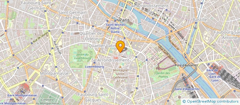 localisation de l'entreprise BURNY ASSOCIATES à PARIS