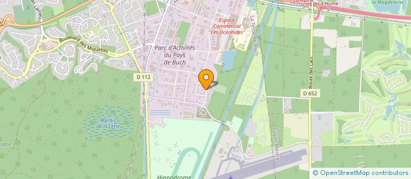 localisation de l'entreprise BURO 01 à LA TESTE-DE-BUCH