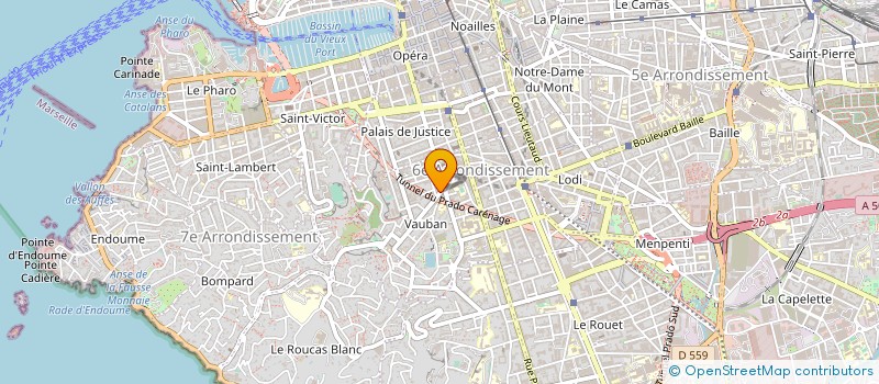 localisation de l'entreprise BURO 13 à MARSEILLE