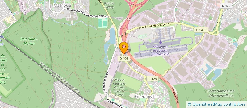 localisation de l'entreprise BURO 2000 à EMERAINVILLE