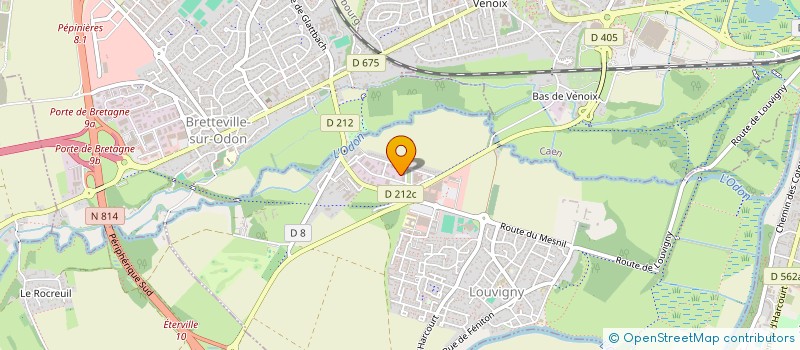 localisation de l'entreprise BURO 3  LOUVIGNY