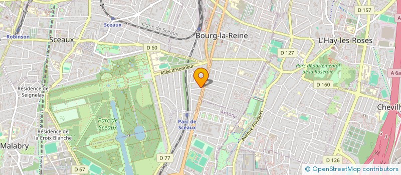 localisation de l'entreprise BURO 47 à SCEAUX