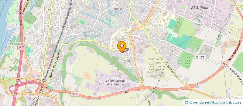 localisation de l'entreprise BURO à VALENCE