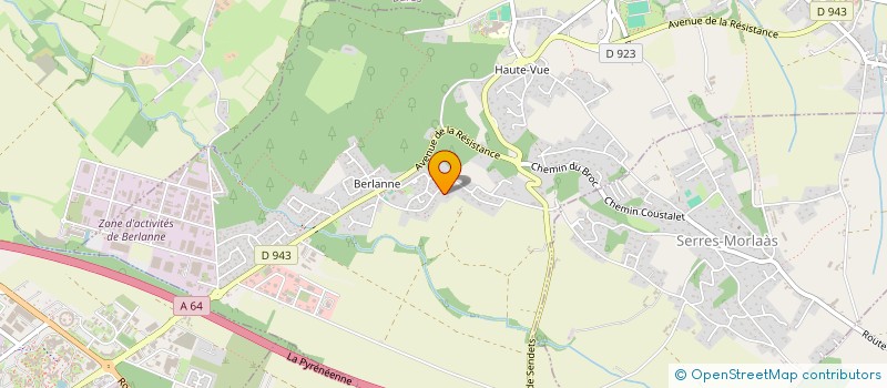 localisation de l'entreprise BURO  MORLAAS