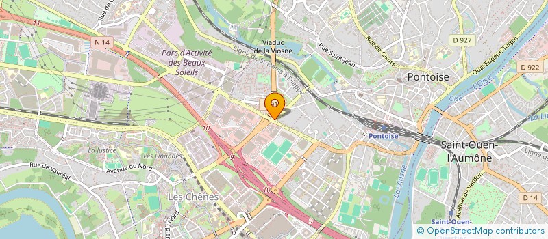 localisation de l'entreprise BURO 95  PONTOISE