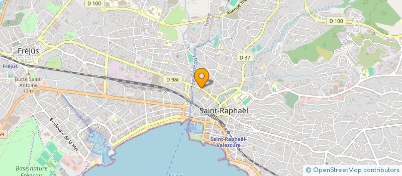 localisation de l'entreprise BURO COLOR PEINTURE  SAINT-RAPHAEL