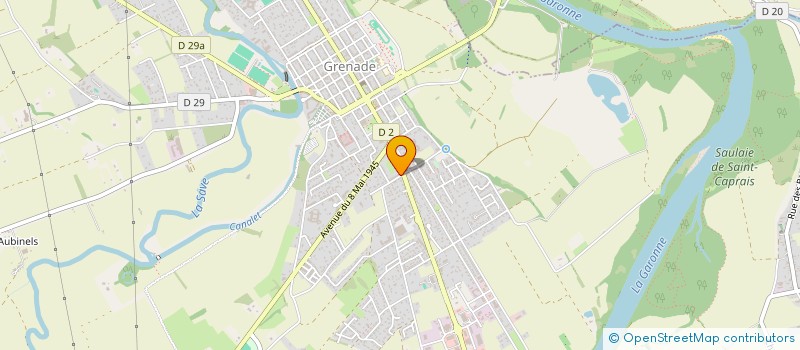 localisation de l'entreprise BURO CONSEIL à GRENADE SUR GARONNE