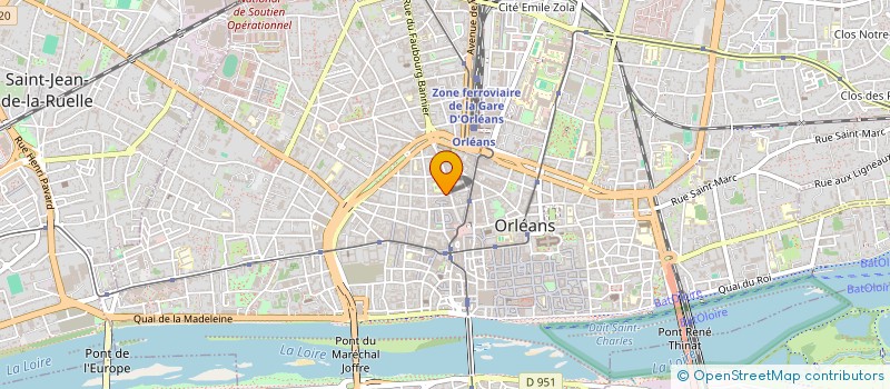 localisation de l'entreprise BURO DEPOT à ORLEANS
