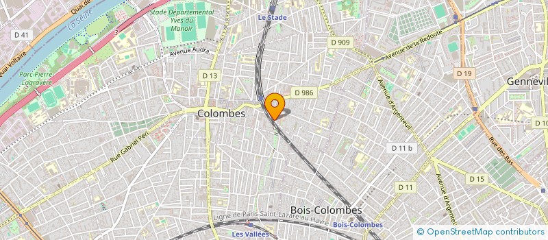 localisation de l'entreprise BURO DESS S A R L à COLOMBES