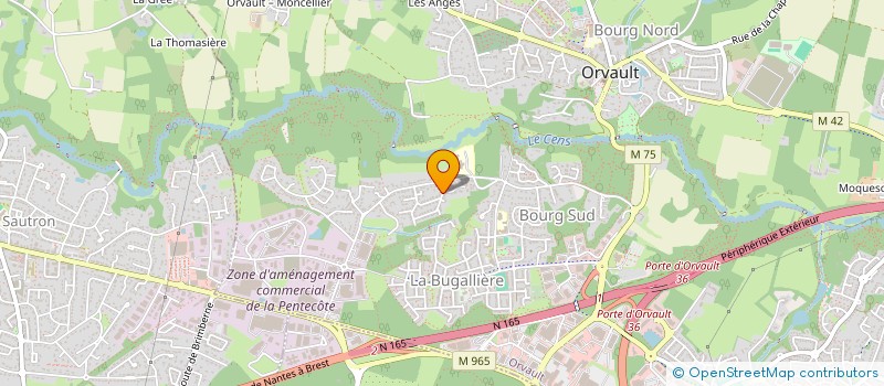 localisation de l'entreprise BURO DISCOUNT NANTES à ORVAULT