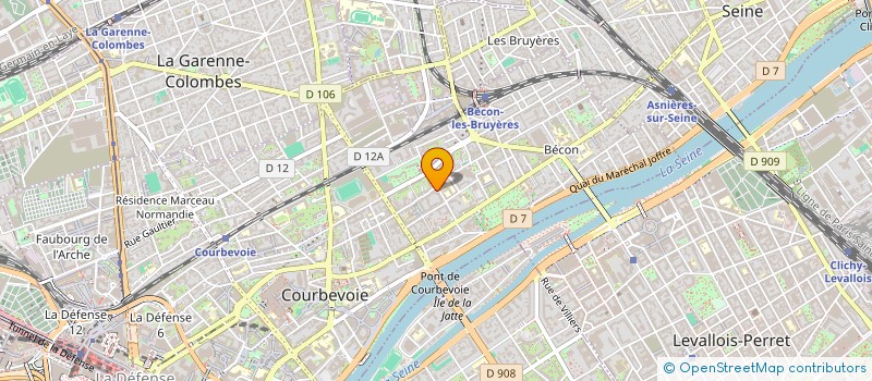 localisation de l'entreprise BURO EN VILLE à COURBEVOIE