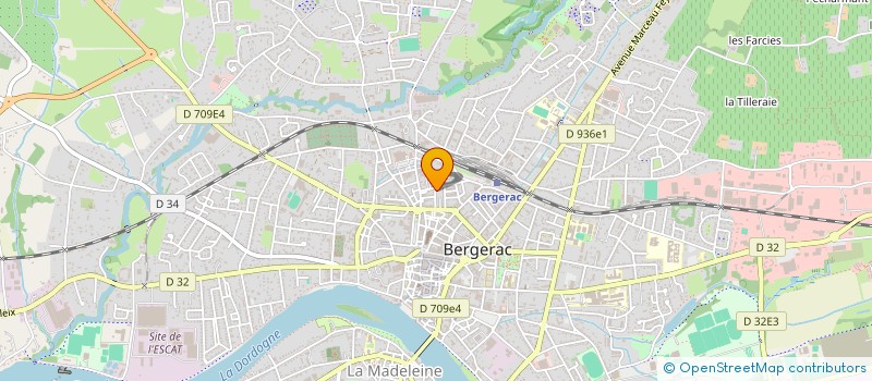 localisation de l'entreprise BURO EQUIP à BERGERAC