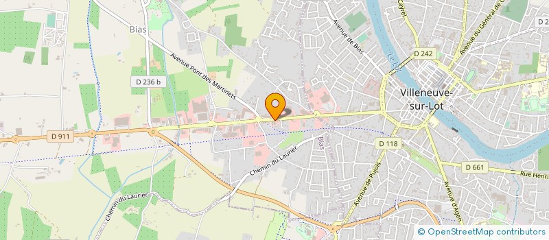 localisation de l'entreprise BURO & GRAPHY  BIAS