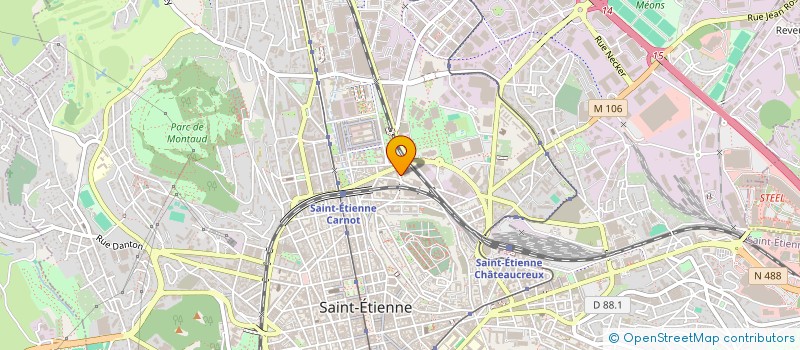 localisation de l'entreprise BURO-LIE  SAINT-ETIENNE