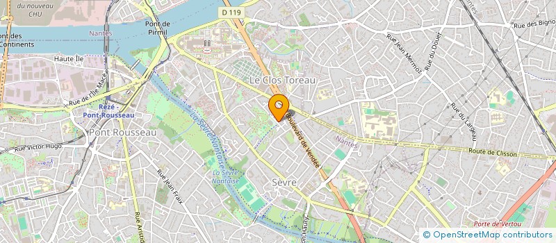 localisation de l'entreprise BURO'N'CO à NANTES