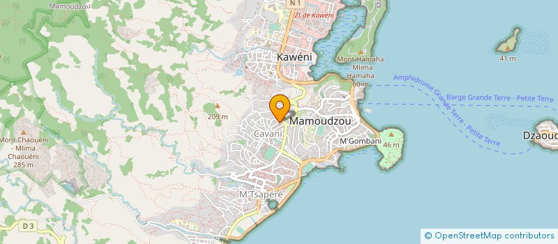 localisation de l'entreprise BURO OFFICE à MAMOUDZOU