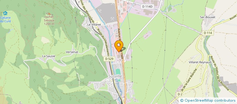 localisation de l'entreprise BURO PG  SUSVILLE