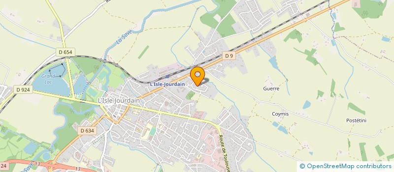 localisation de l'entreprise BURO REPRO PLUS  L'ISLE-JOURDAIN