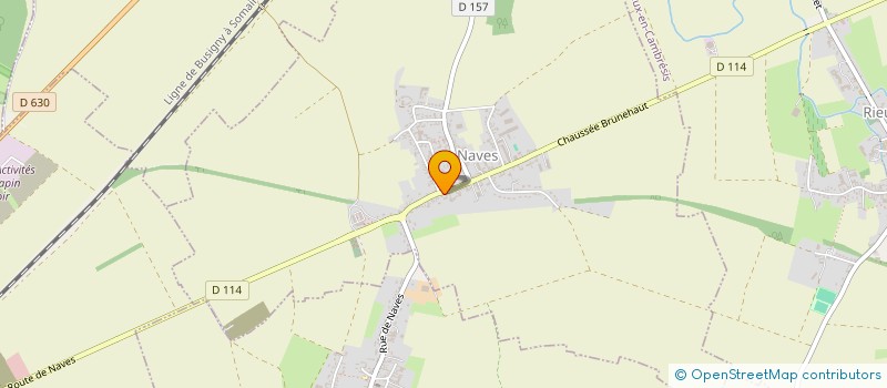 localisation de l'entreprise BURO SERVICE CAMBRESIS  NAVES