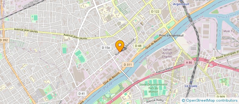 localisation de l'entreprise BURO SOFT CONSEIL à ARGENTEUIL
