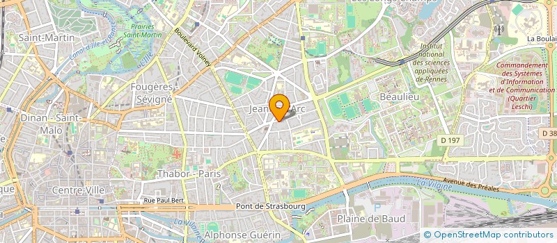 localisation de l'entreprise BURO ST GERMAIN  RENNES