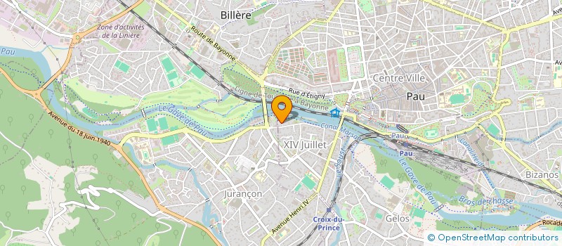 localisation de l'entreprise BURO TRAFO à PAU