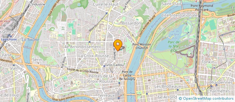 localisation de l'entreprise BURO2PRESSE WILMA ODIN LUMETTA à LYON