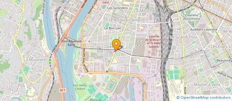 localisation de l'entreprise BUROBRY à LYON