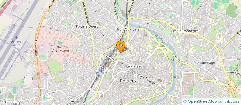 localisation de l'entreprise BUROCCASION SARL à POITIERS